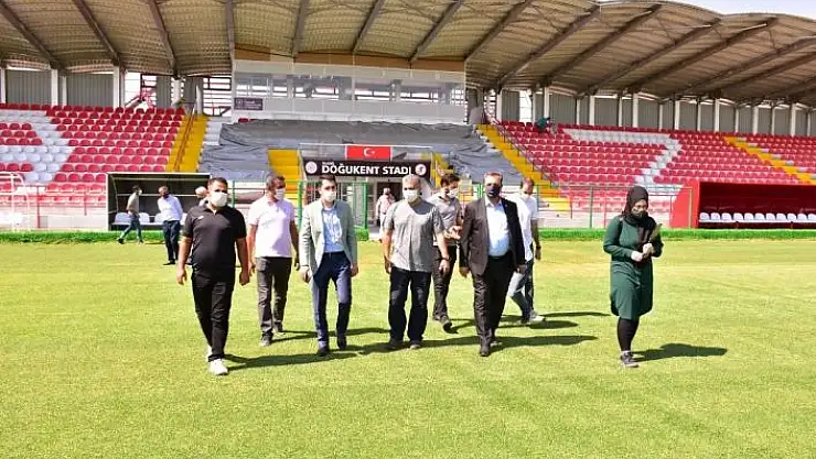 'Elazığ Doğukent Stadı denetlendi'