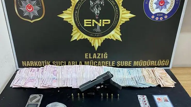 'Elazığ polisi, uyuşturucu tacirlerine göz açtırmıyor: 1 tutuklama'