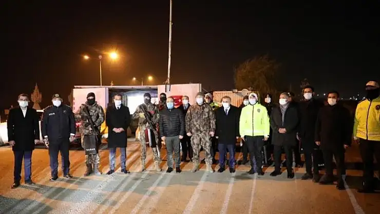 'Elazığ protokolü yeni yıla güvenlik güçleriyle girdi'