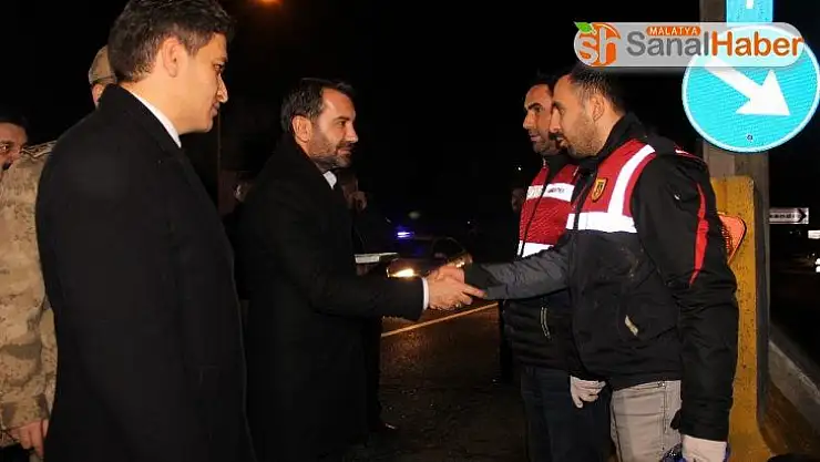 Elazığ protokolü yeni yıla güvenlik güçleriyle girdi
