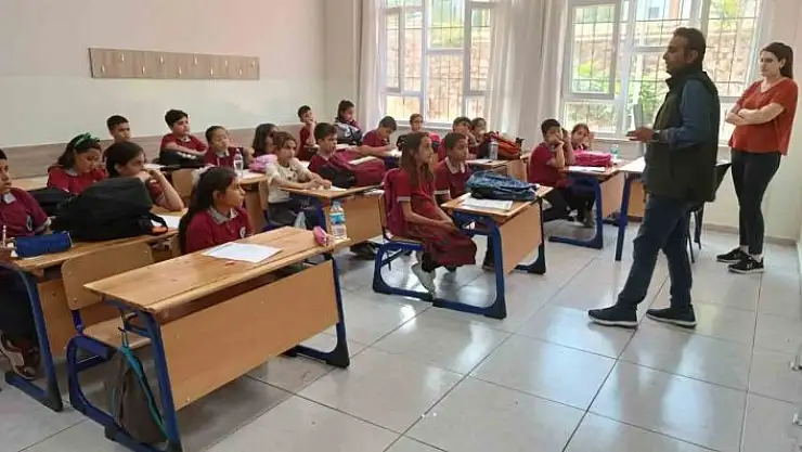 'Elazığda öğrencilere orman yangınları öncesi tedbirler anlatıldı'