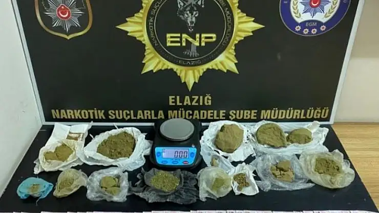 'Elazığda uyuşturucu operasyonu: 3 şüpheli yakalandı'