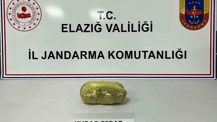 'Elazığda uyuşturucu taciri yakalandı'