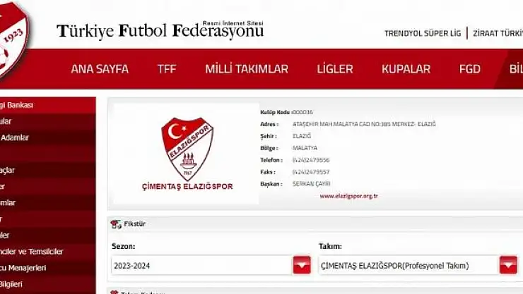 'Elazığsporun ismi değişti'