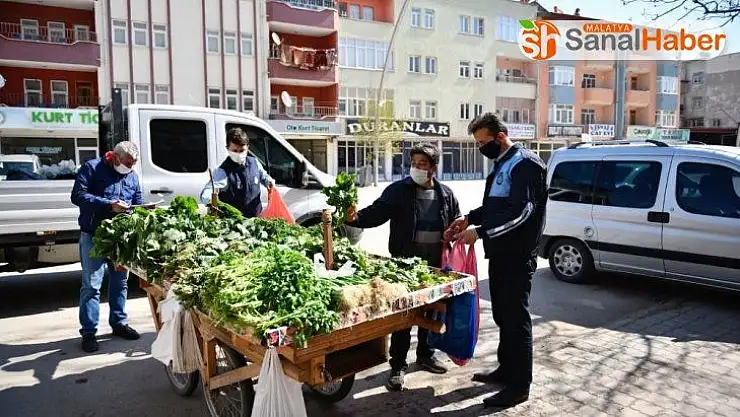 Elbistan Belediyesi'nden seyyar satıcılara destek