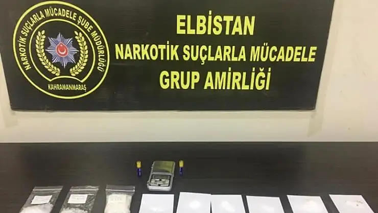 'Elbistan´da uyuşturucu operasyonuna 2 tutuklama'