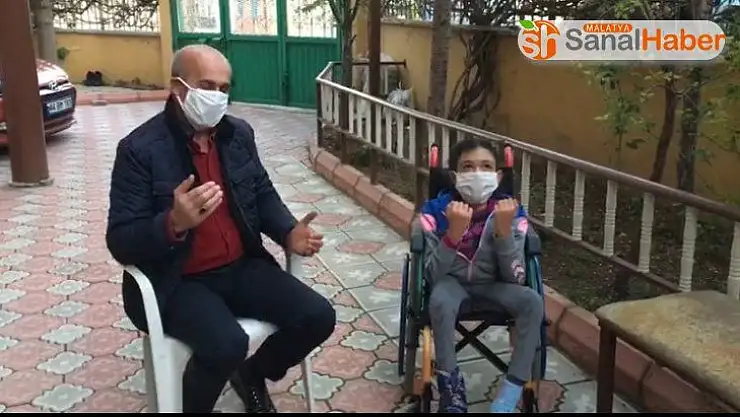 Engelli çocuktan korona virüsün bitmesi için duygulandıran dua