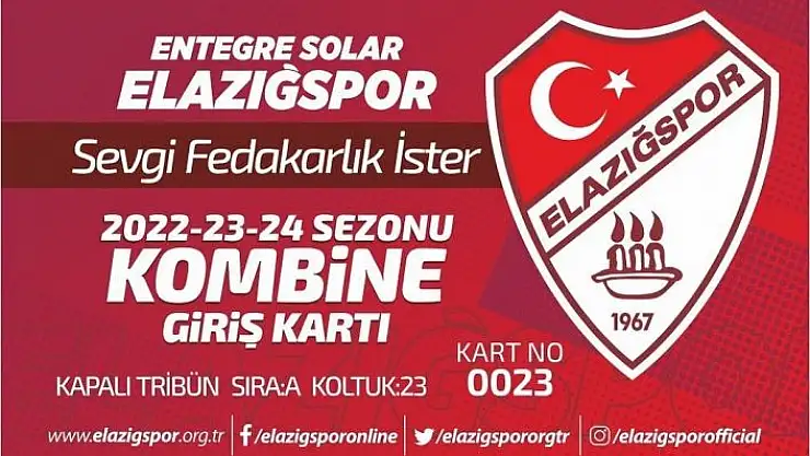 'ES Elazığspor´dan kombine bilet kampanyası'