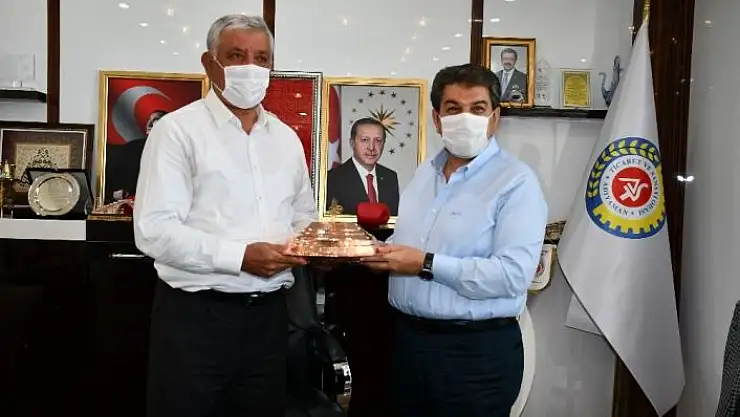 'Esenler Belediye Başkanı Göksu´dan, Başkan Uslu´ya ziyaret'