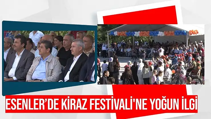 Esenler´de Kiraz Festivali'ne yoğun ilgi