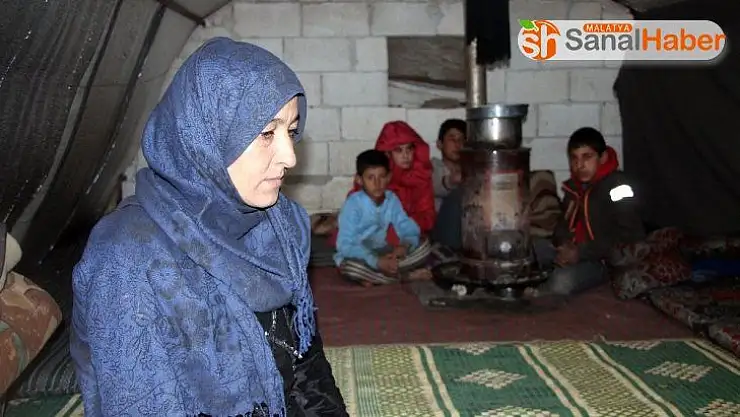 Eşini kaybetmenin üzüntüsünü yaşarken 5 çocuğuyla hayata tutunmaya çalışıyor