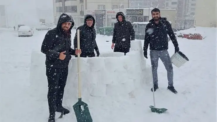 'Eskimo evi yaptılar'
