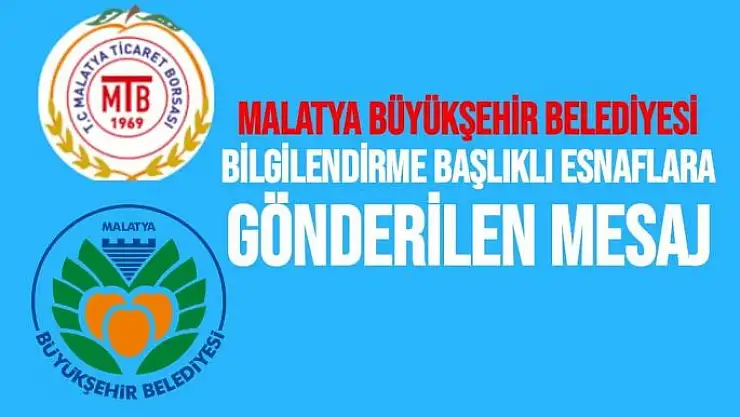 Esnaflara mesaj gonderildi