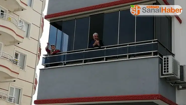 Malatya'da davul zurnalı moral