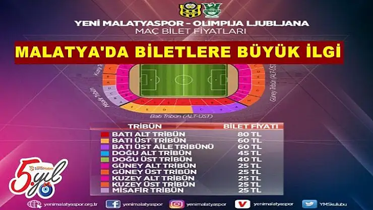Malatya'da Biletlere Büyük İlgi