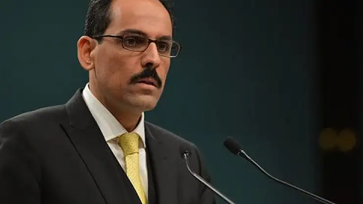 'Cumhurbaşkanlığı Sözcüsü Kalın: Çözüm Süreci´nin Mimarı Cumhurbaşkanı Erdoğan´dır'''''