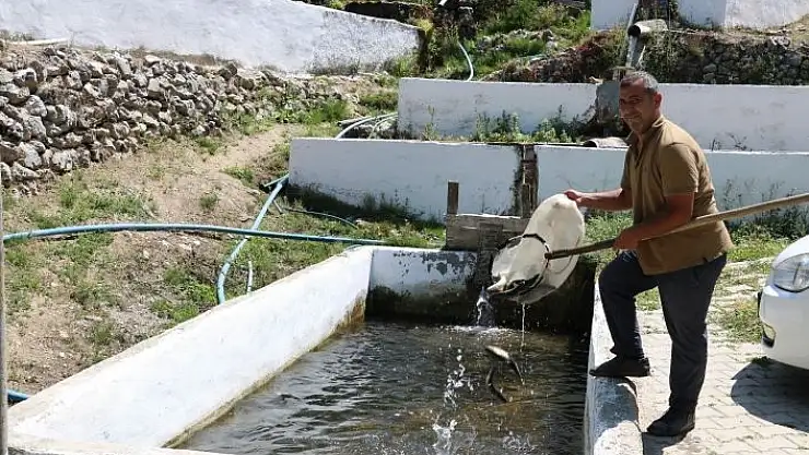 'Fabrika işçisiydi kendi balık üretim tesisini kurdu'