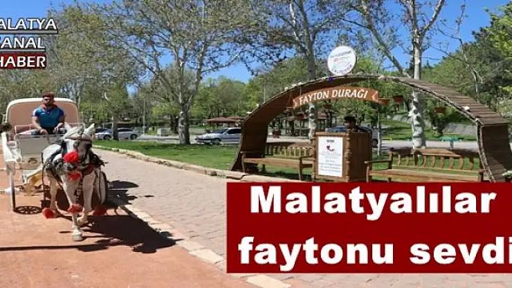 Malatyalılar faytonu sevdi