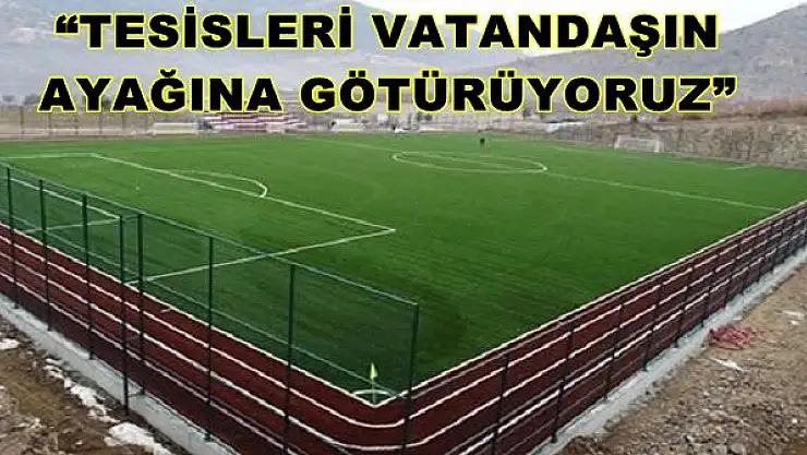 Konak'a Suni Çim Saha Yapılıyor