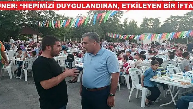 600 ÇOCUĞUN İLK İFTAR HEYECANI