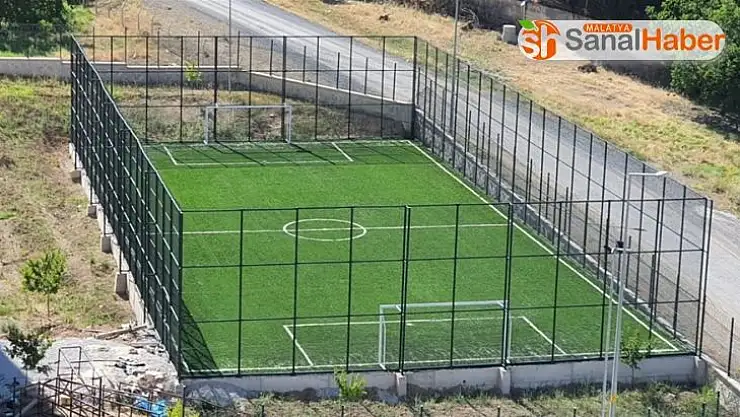 Futbol, voleybol ve basketbol sahalarının yapımı tamamlandı