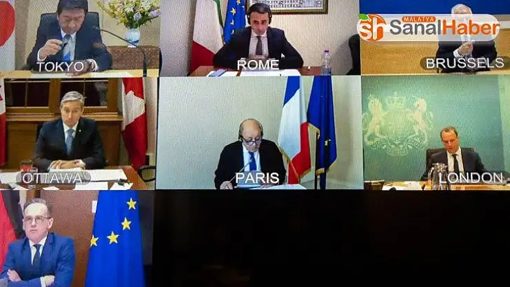 G7 Dışişleri Bakanları Toplantısında koronaya karşı iş birliği vurgusu