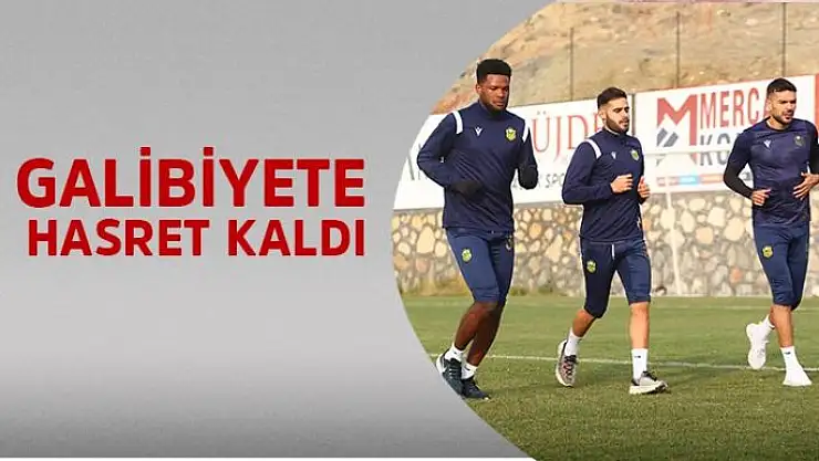 Galibiyete hasret kaldı
