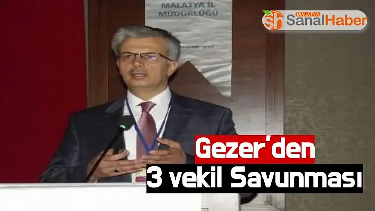 Gezer´den 3 vekil Savunması