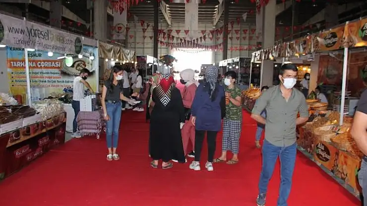 'Gıda Yöresel Ürünler Gıda Fuarında hafta sonu yoğunluğu'