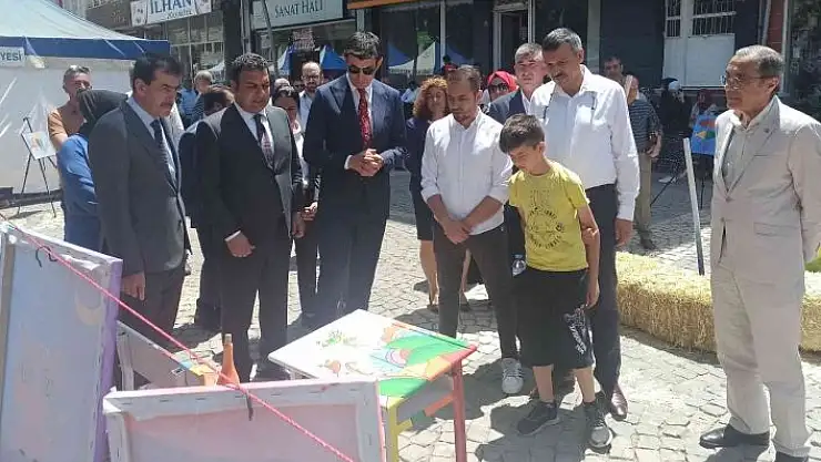 'Gölbaşı Halk Eğitim Merkezi yılsonu sergisi açıldı'