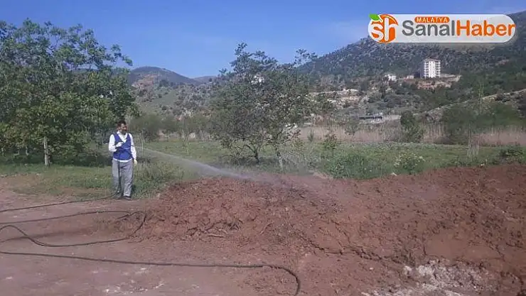 Gölbaşı'nda sivrisinek ile mücadele