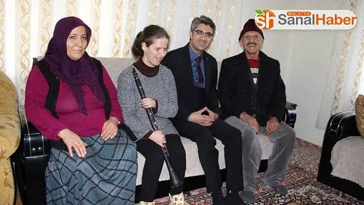 Görme engelli Zeynep'in klarnet sevinci