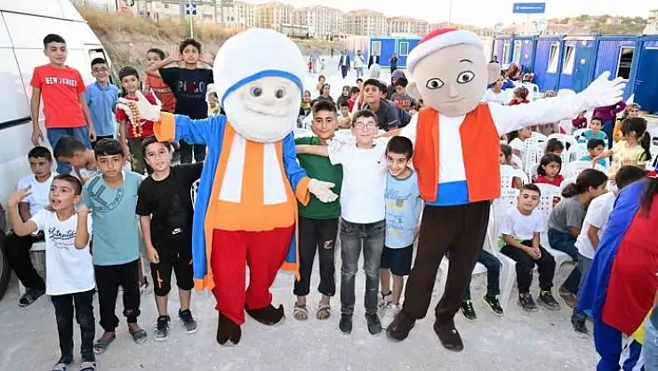'Güder depremzede çocukların eğlencesine ortak oldu'