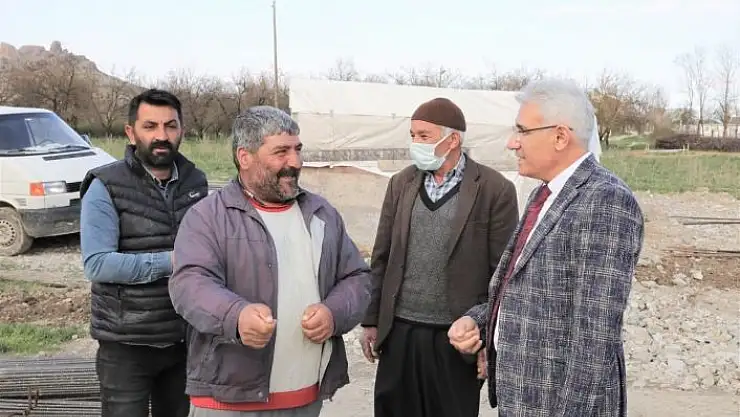 'Güder, ekiplerin Orduzu´daki çalışmalarını inceledi'
