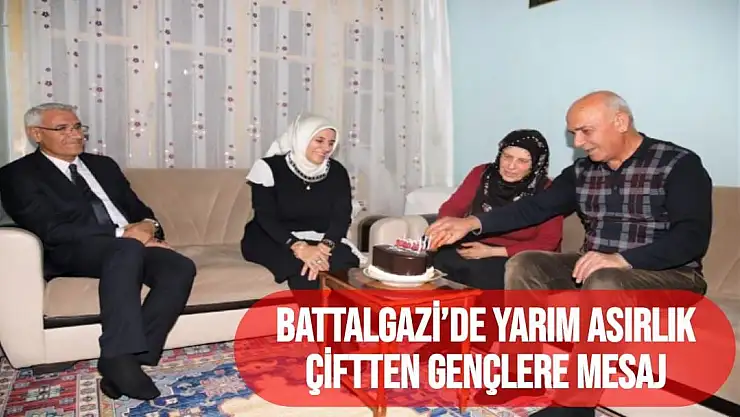 Güder, yarım asırlık çiftin gönüllerine dokundu