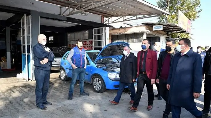 'Gürkan´dan sanayi esnafıyla istişare'