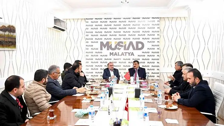 'Gürkan, MÜSİAD Malatya şubesini ziyaret etti'