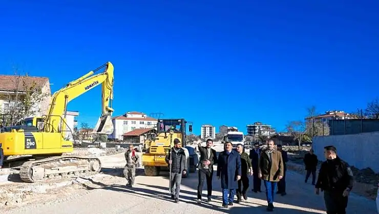 'Gürkan yol çalışmalarını inceledi'
