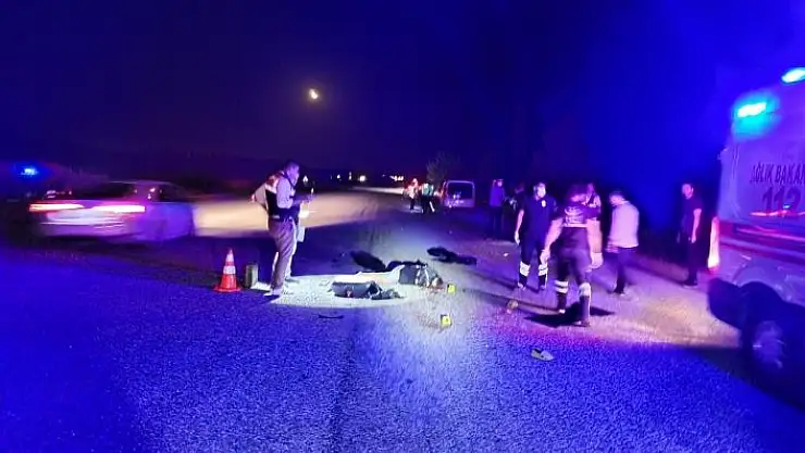 'Hafif ticari araç motosiklete çarptı: 1 ölü, 1 yaralı'