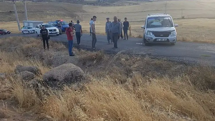 'Hafif ticari araç yoldan çıktı: 2 yaralı'