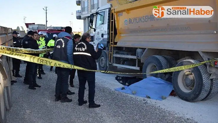 Malatya'da acı olay Hafriyat kamyonu belediye işçisini ezdi