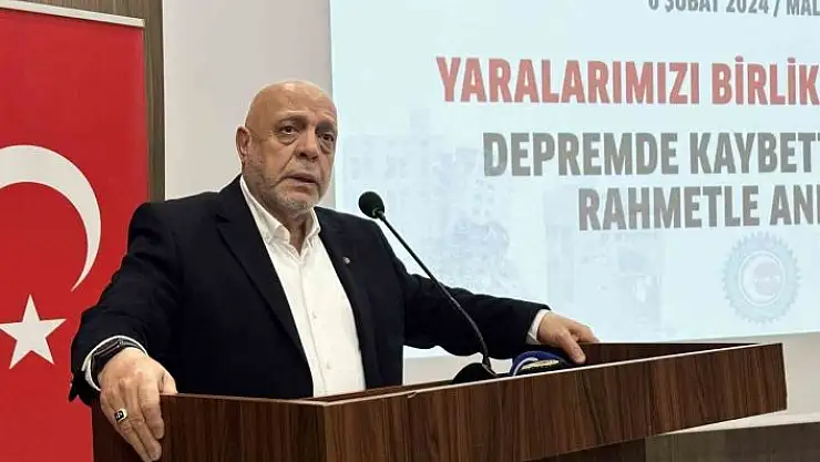 'Hak-İş Genel Başkanı Arslan: Deprem bölgesindeki 11 ilin coğrafi sınırları Avrupadaki pek çok ülkeden çok daha fazla'