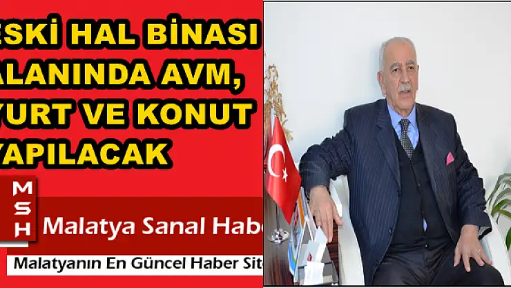 MALATYALIYIZ, BURAYI SEVİYORUZ VE BİR ŞEYLER YAPILSIN İSTİYORUZ