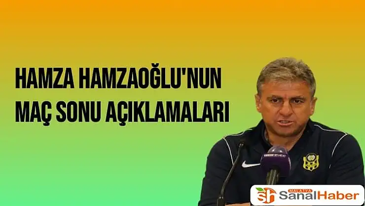 Hamza Hamzaoğlu'nun Alanyaspor maçı sonrası açıklamaları