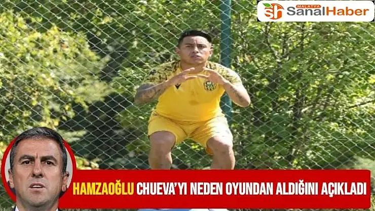 Hamzaoğlu Chueva´yı neden oyundan aldığını açıkladı