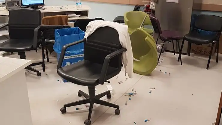 'Hasta yakınları hastaneyi birbirine kattı: 8 gözaltı'