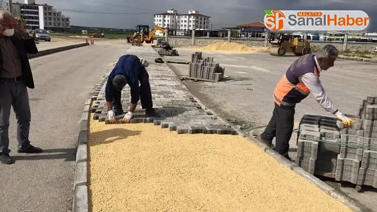 Hastane çevresinde düzenleme çalışması