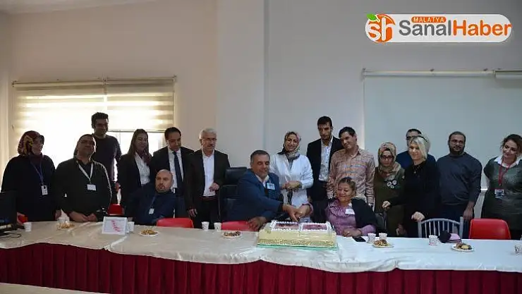 Hastanede engelli personeller ile kutlama