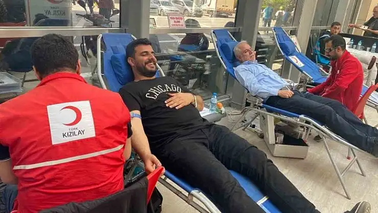 'Hastanede kan bağış kampanyası düzenlendi'