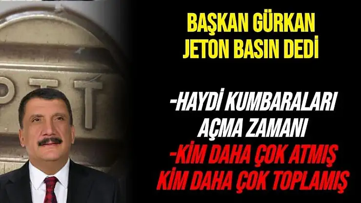 Haydi kumbaraları açma zamanı